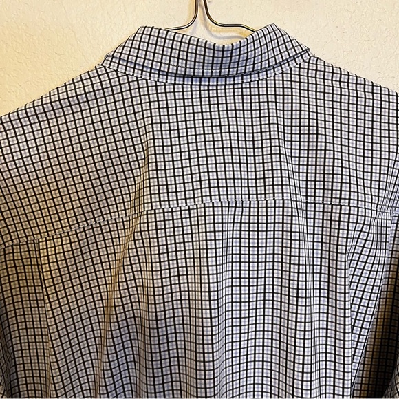 Lands' End Men's Blue Checkered Regular Fit Button Down Shirt Size XXL - Picture 10 of 11